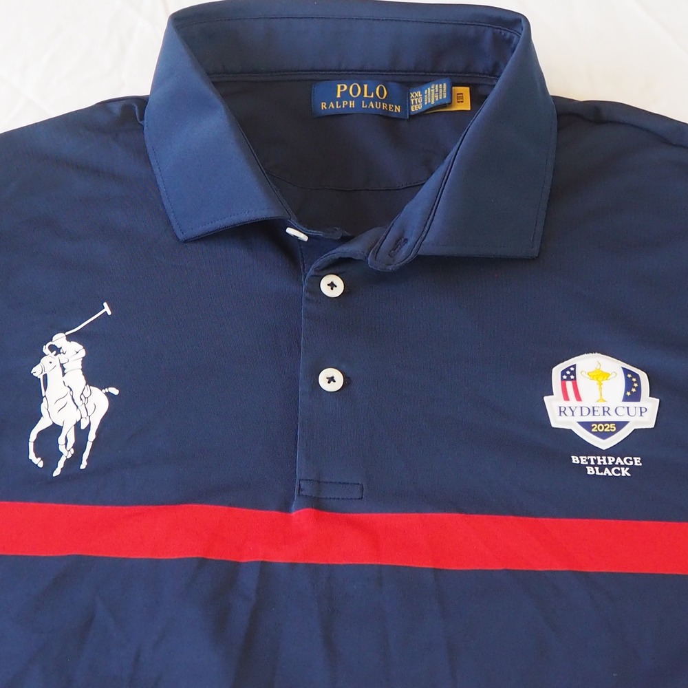 Polo Ralph Lauren Ryder Cup Bethpage Black Golf Polo Mens Size XXL Big Pony 2025